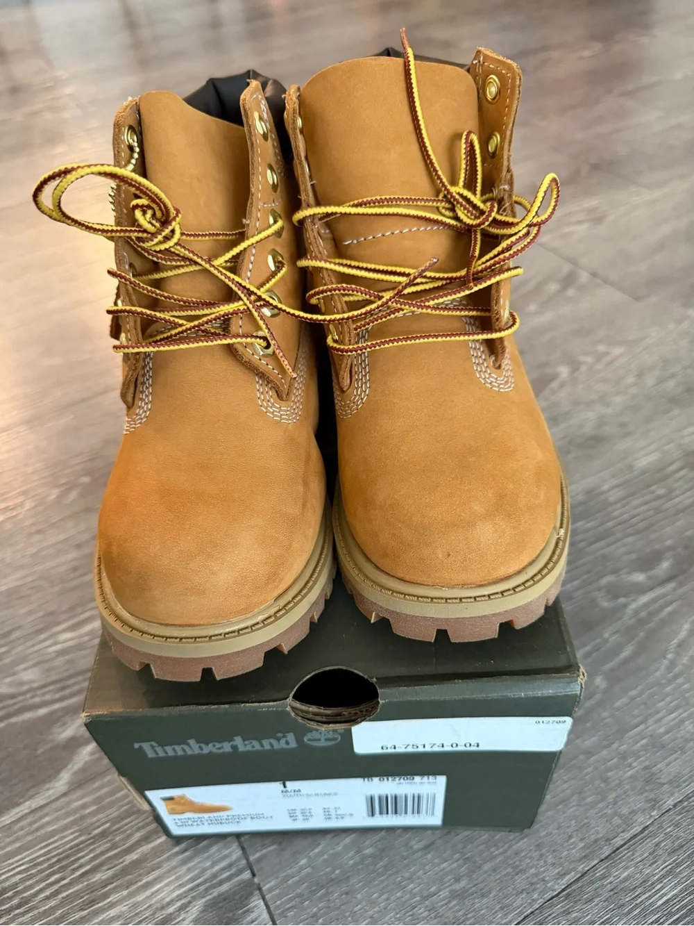 Timberland Kid's Wheat Lace-Up Hiking Boots
